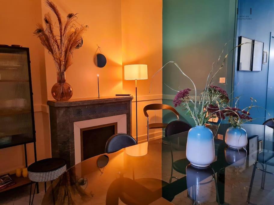 Art Deco Apartment Autun Bagian luar foto