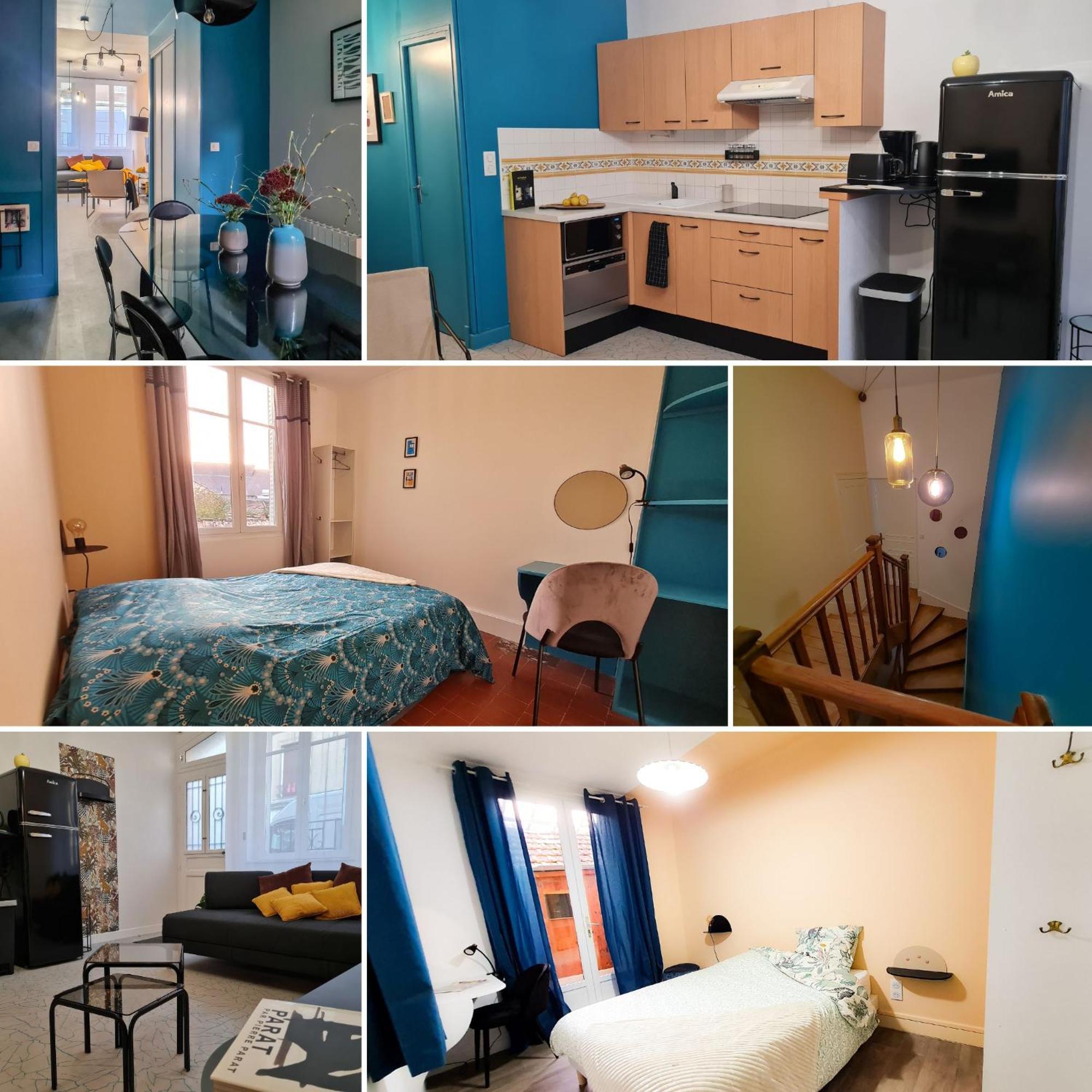 Art Deco Apartment Autun Bagian luar foto